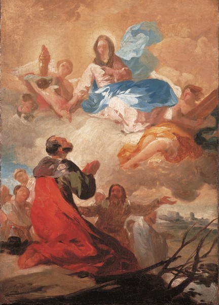 23-Francisco Goya-La Vergine e San Giacomo