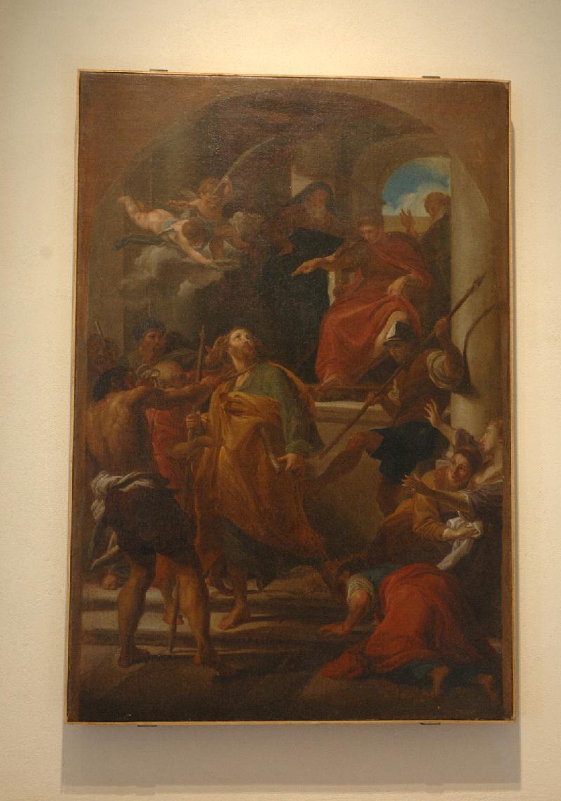 34-Batoni P. sec. XVIII, Dipinto con il martirio di San Giacomo-beweb