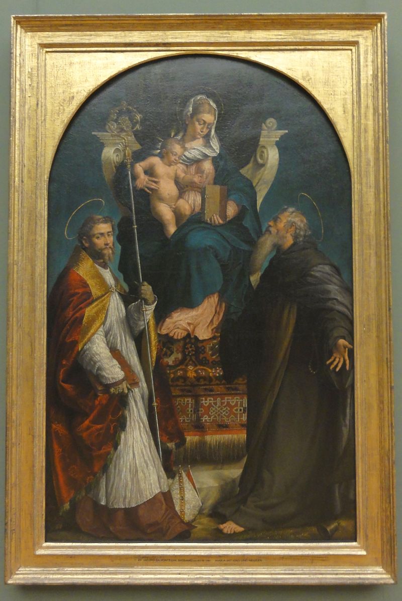 7-Ponte Jacopo da –Madonna con Bambino e i santi Giacomo Maggiore e Giovanni Battista – 1545-1550