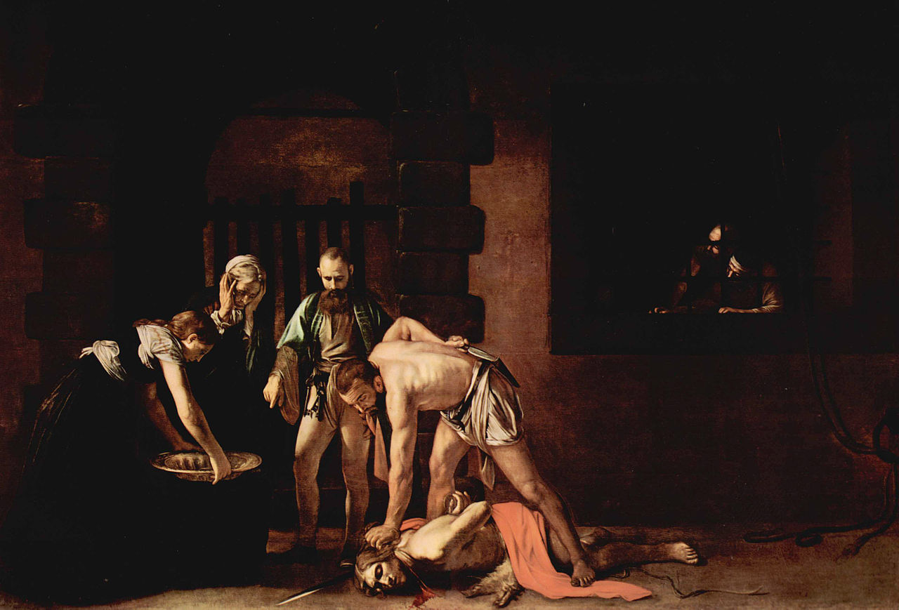 1-Caravaggio-Decollazione di Giovanni Battista-La Valletta-Cattedrale di san Giovanni