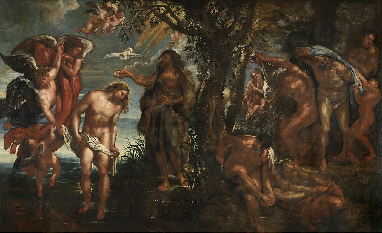 28-Rubens-Il battesimo di Cristo