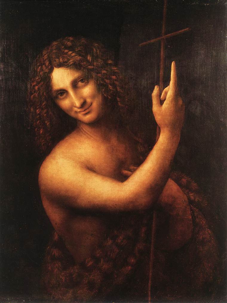 29-Leonardo da Vinci-San Giovanni Battista-Louvre Parigi