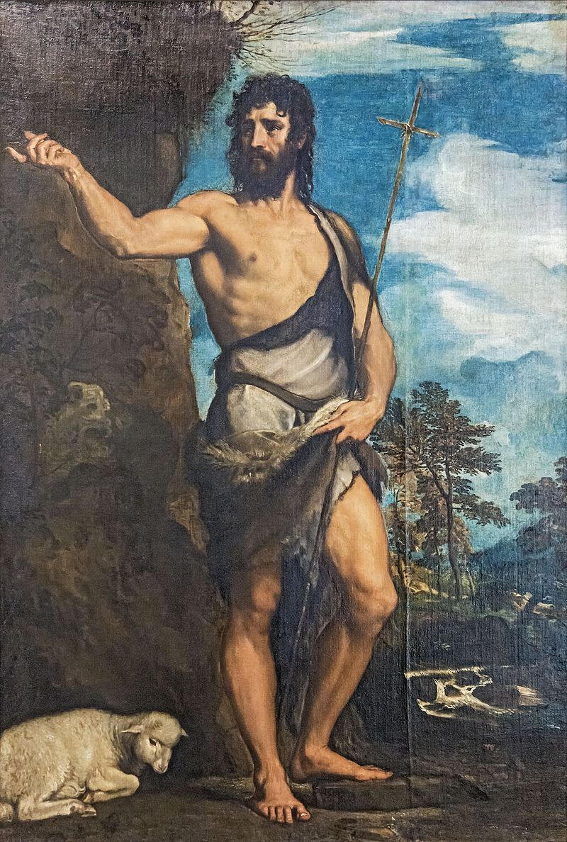 6-Tiziano Vecellio-Giovanni Battista-Galleria dell'Accademia-Venezia