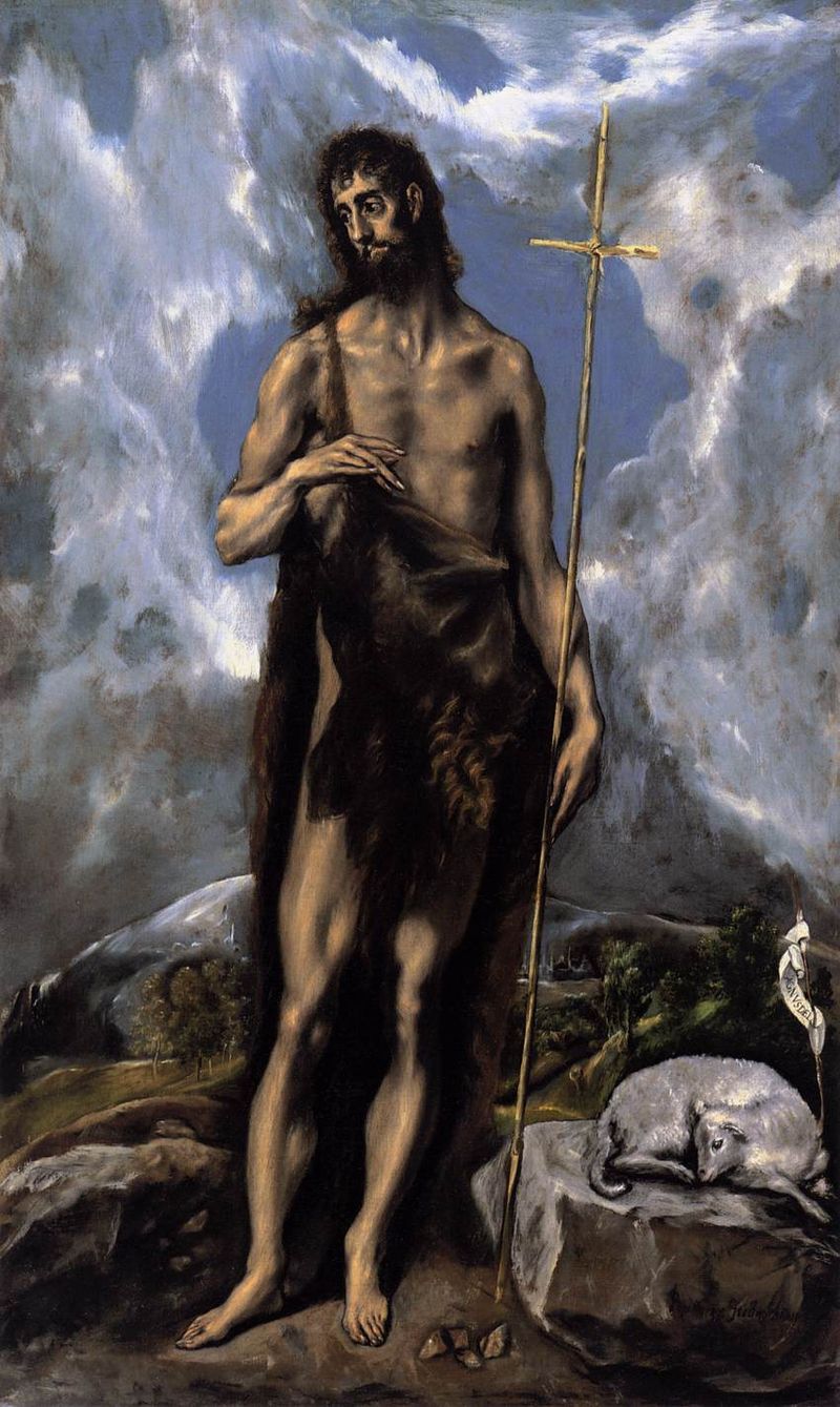 9-El Greco-Giovanni Battista nel deserto