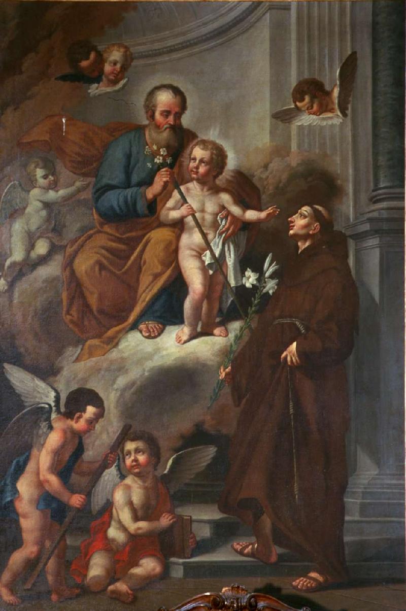 113 Gualdi P. (1772), San Giuseppe con Gesù Bambino e San'Antonio beweb