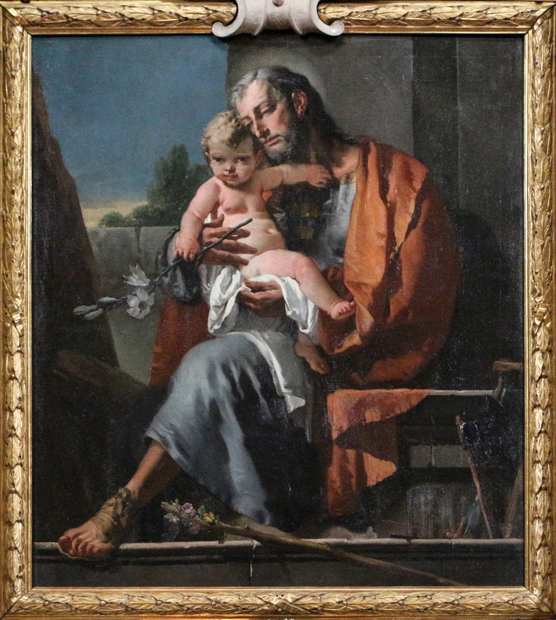 16-Giovan Battista Tiepolo-san Giuseppe col Bambino