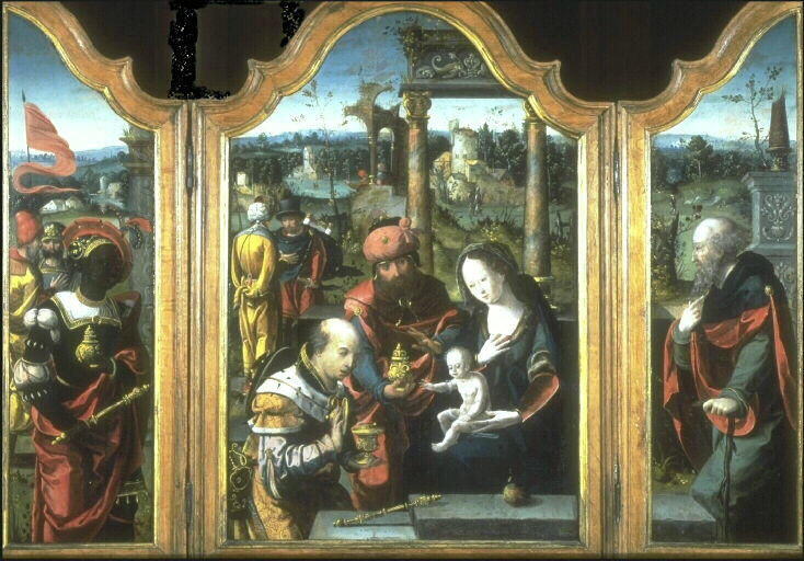 34-COECKE VAN AELST Pieter I-Adorazione dei magi-Parigi