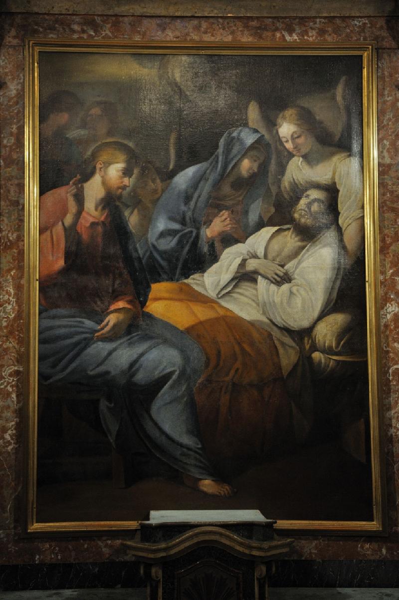 35-Barbieri P. sec. XVII, Dipinto raffigurante la morte di San Giuseppe-beweb