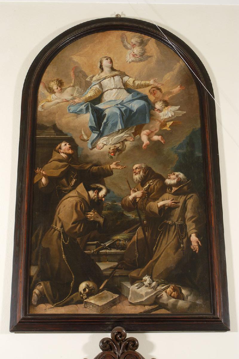 103 Diziani G. (1740 ca), Madonna Immacolata e quattro Santi francescani beweb