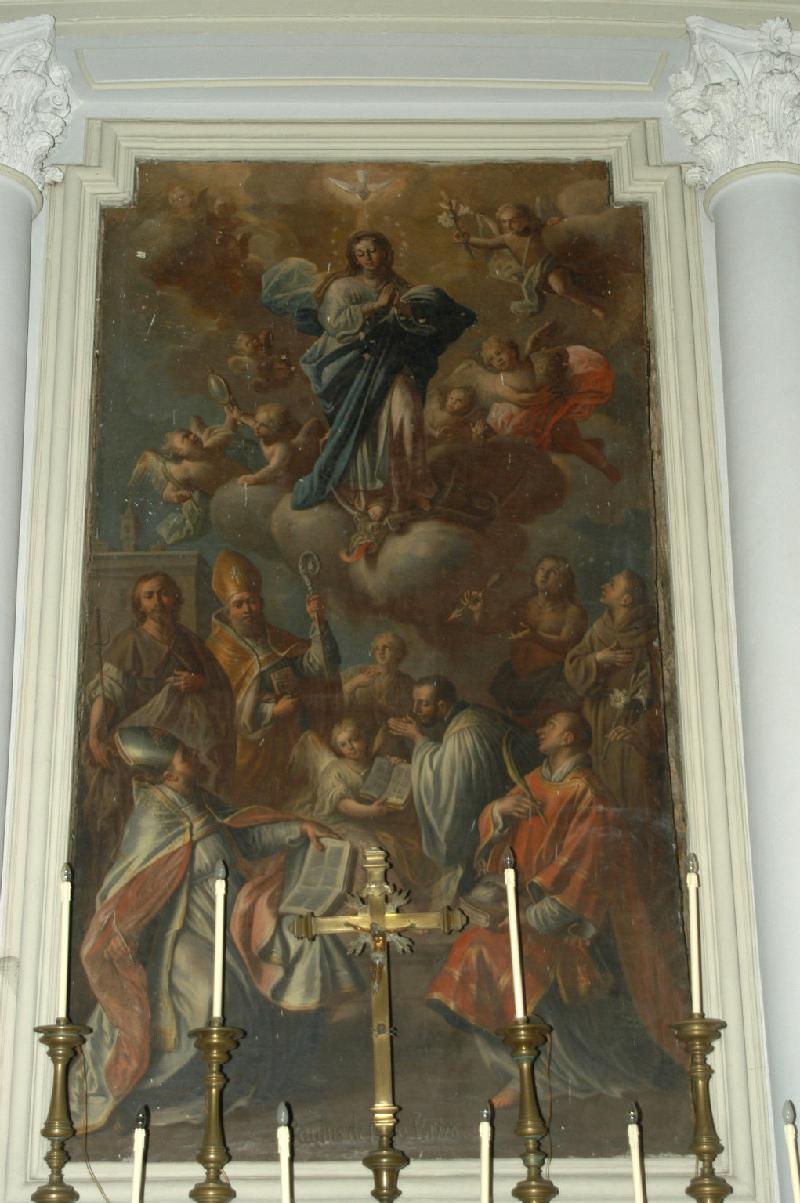108 17 De Majo P. (1778), Dipinto con Madonna Immacolata e santi beweb