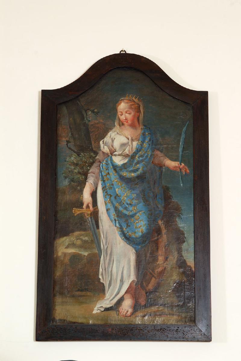 128 Scuola di Palma il Giovane sec. XVIII, Santa Caterina d'Alessandria beweb