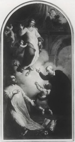 151 14 La Vergine Immacolata con i santi Filippo Neri e Ignazio da Loyola Acquafredda (BS)
