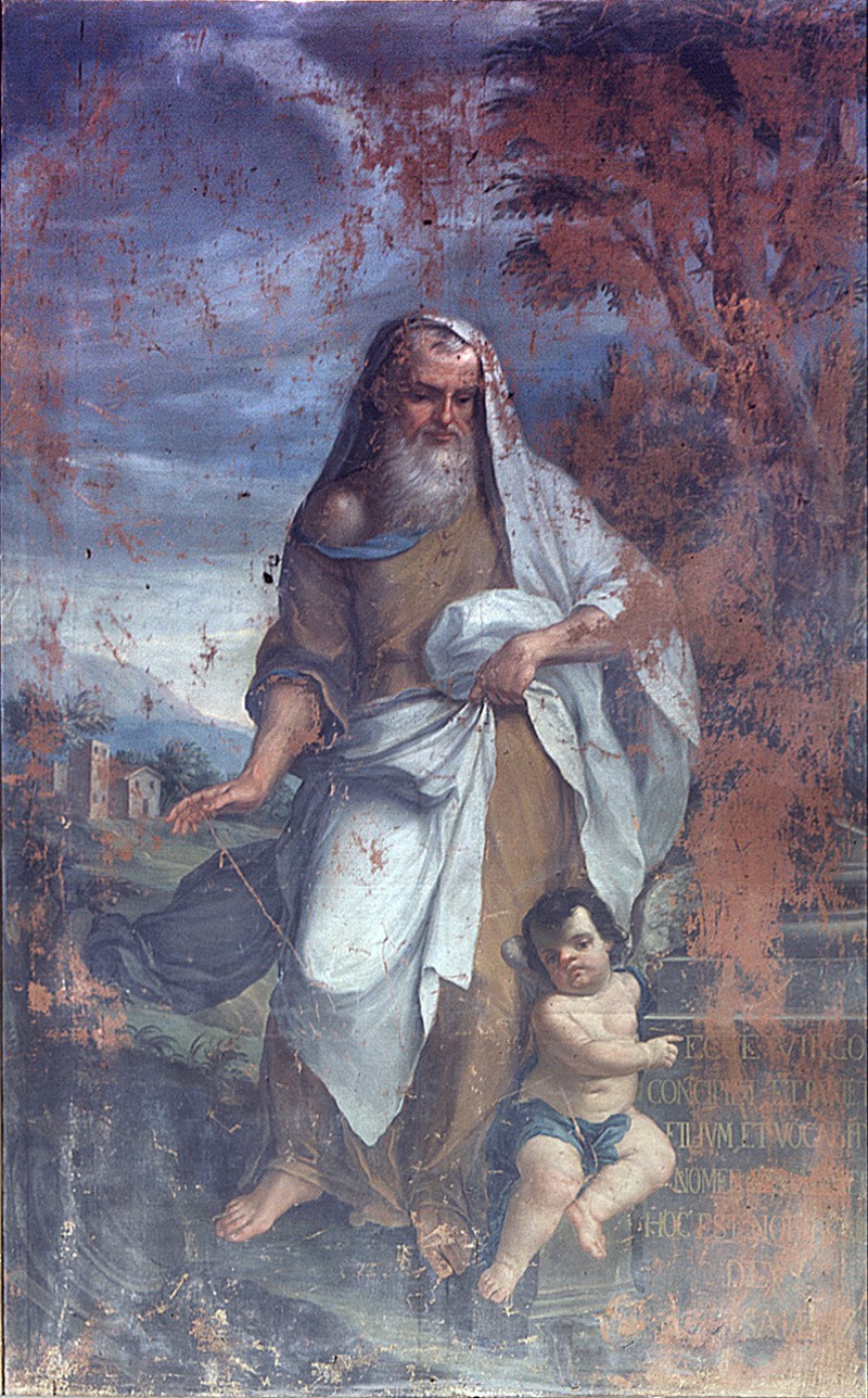 18 Pellegrini Francesco sec. XVIII, Dipinto profeta Isaia beweb