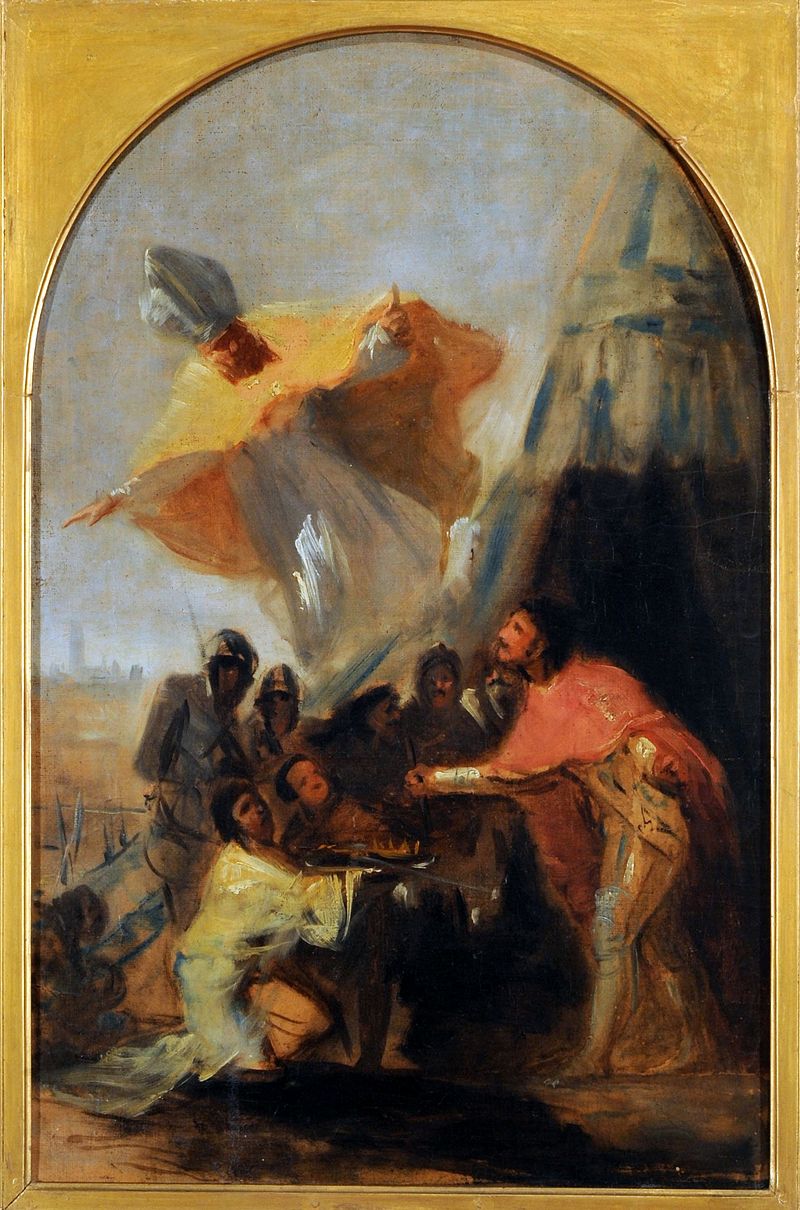 01 Francisco Goya Aparición de San Isidoro al Rey Fernando III