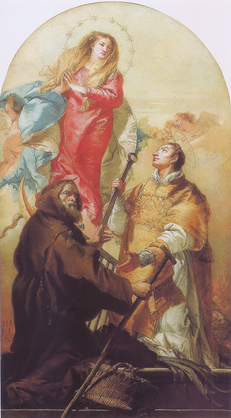 10-Domenico Tiepolo-La Vergine in gloria con i santi Lorenzo e Francesco di Paola-Eurometropolis of Strasbourg