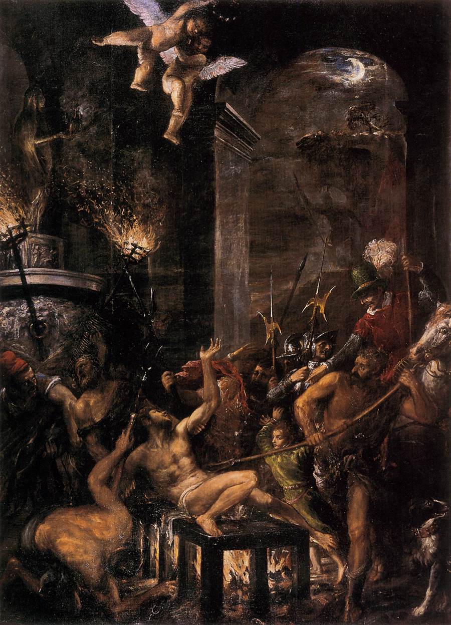 3-Tiziano-Martirio di San lorenzo-Monasterio de San Lorenzo, El Escorial