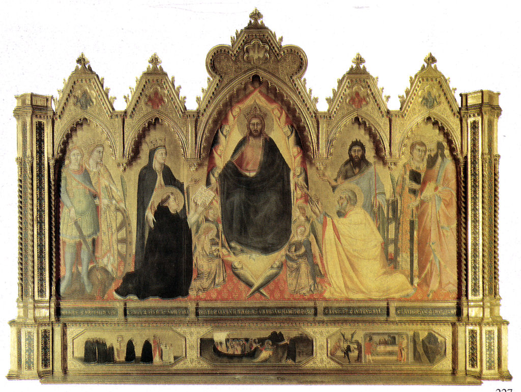 51-Andra Orcagna, redentore e santi, cappella Strozzi in santa Maria Novella, Firenze-1357