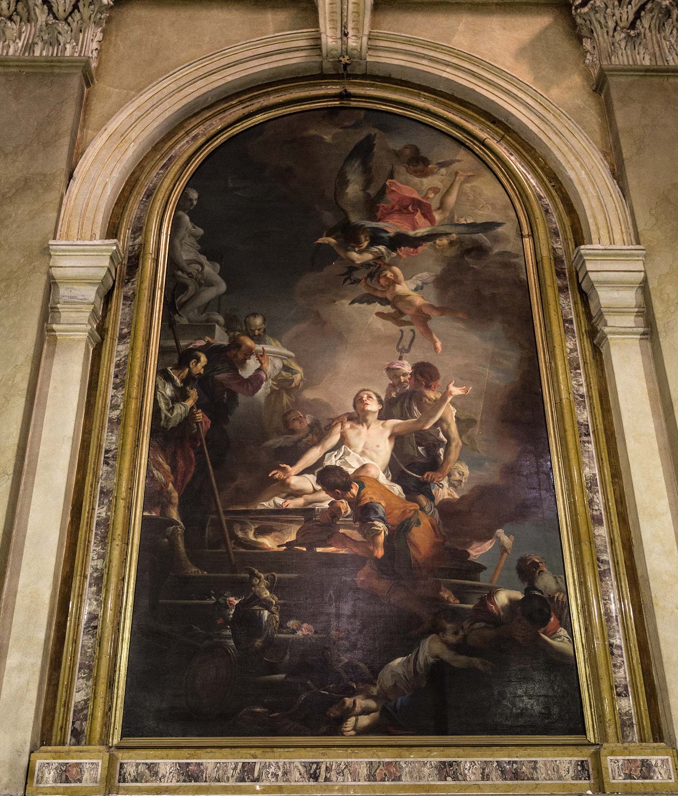 53-Giambettino Cignaroli-Martirio di San Lorenzo-Chiesa di san Lorenzo-Brescia