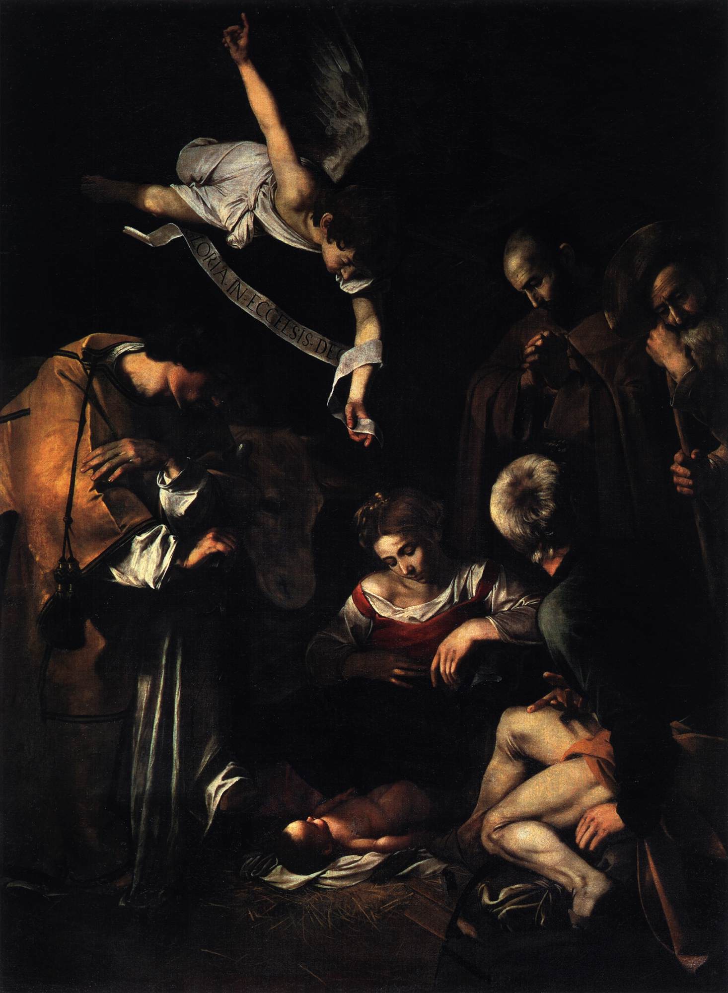 8-Caravaggio Natività con San Lorenzo-Oratorio di San Lorenzo, Palermo
