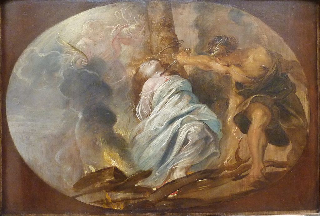 223 Peter Paul Rubens Le martyre de sainte Lucie