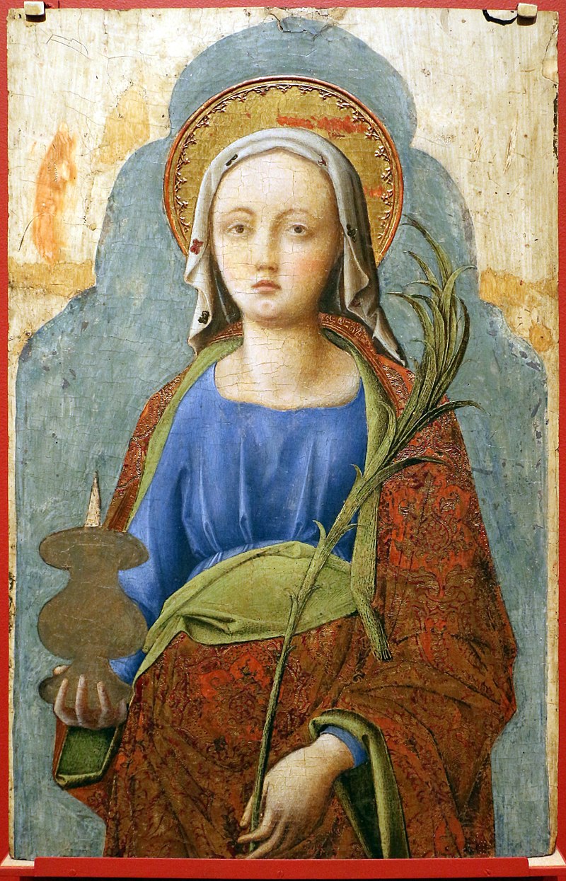 800px Antonio e bartolomeo vivarini, santa lucia, 1449 50 ca