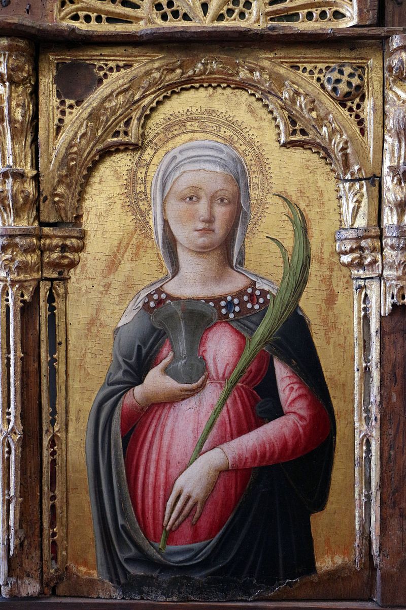 Antonio, bartolomeo vivarini e bottega, ss. caterina d'alessandria e lucia, 1462, 04