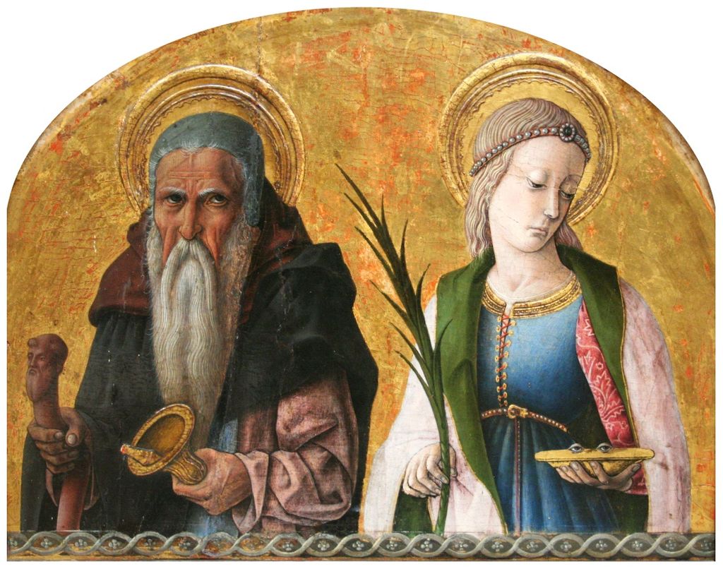 Crivelli Saints Anthony and Lucia