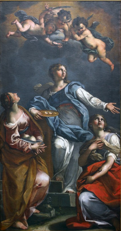 Josef Ferdinand Fromiller Sv. Lucija, Apolonija in Agata