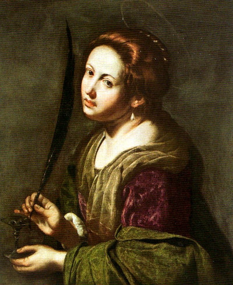 Saint Lucy by Artemisia Gentileschi ca. 1636 1638