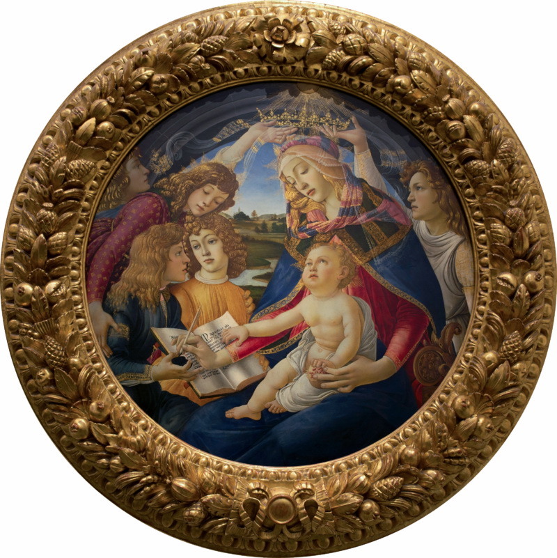 1-Botticelli-Madonna del Magnificat-Uffizi 