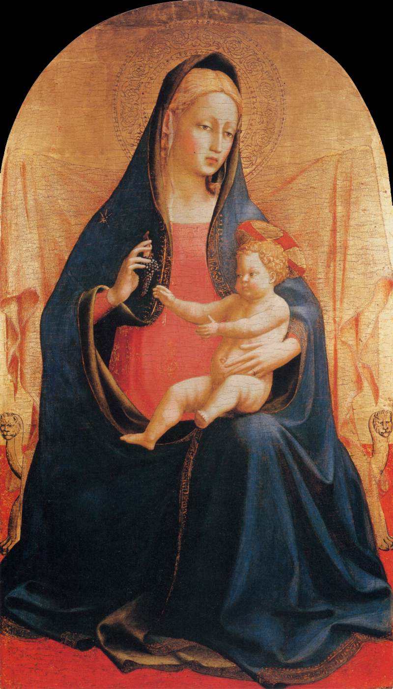 100-Beato Angelico-Madonna col Bambino-Barbara Piasecka Johnson Foundation, Princeton 