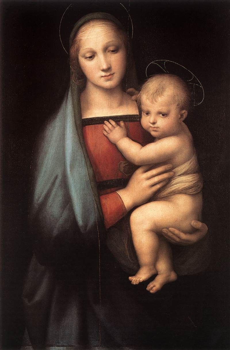 41-Raffaello-Madonna del granduca-1504. Firenze, Palazzo Pitti 