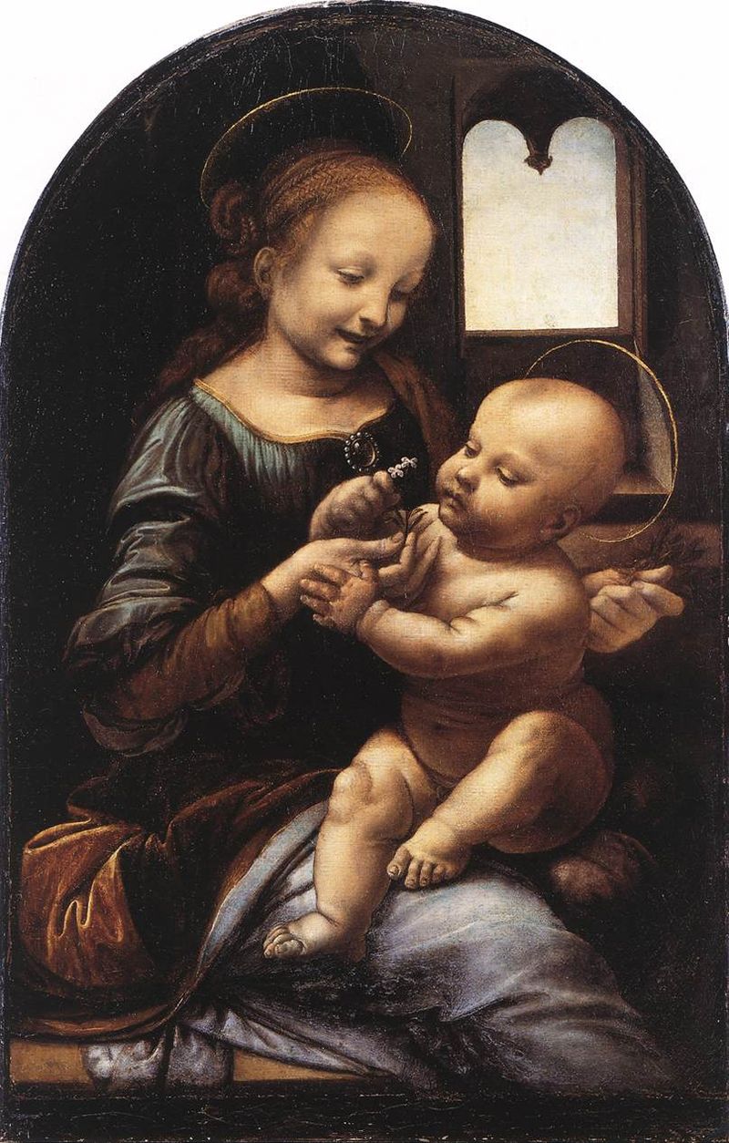 6-Leonardo-Madonna col Bambino-Ermitage