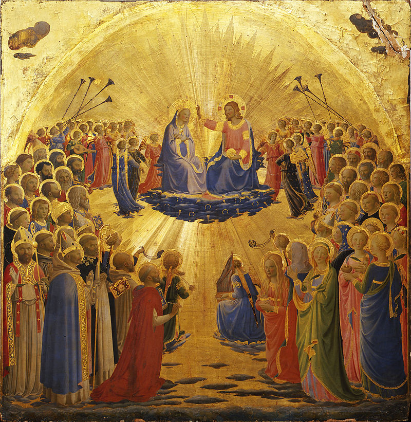 10-Fra Angelico-Incoronazione di Maria-Uffizi Firenze