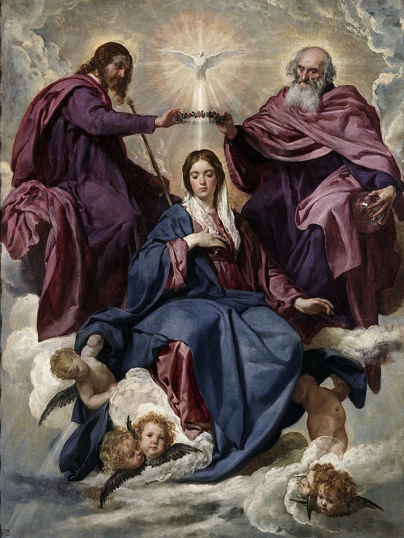 2-Diego Velazquez-Incoronazione di Maria- El Prado