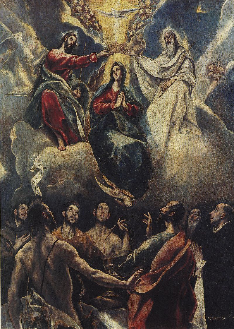 28-El greco-Incoronazione di Maria