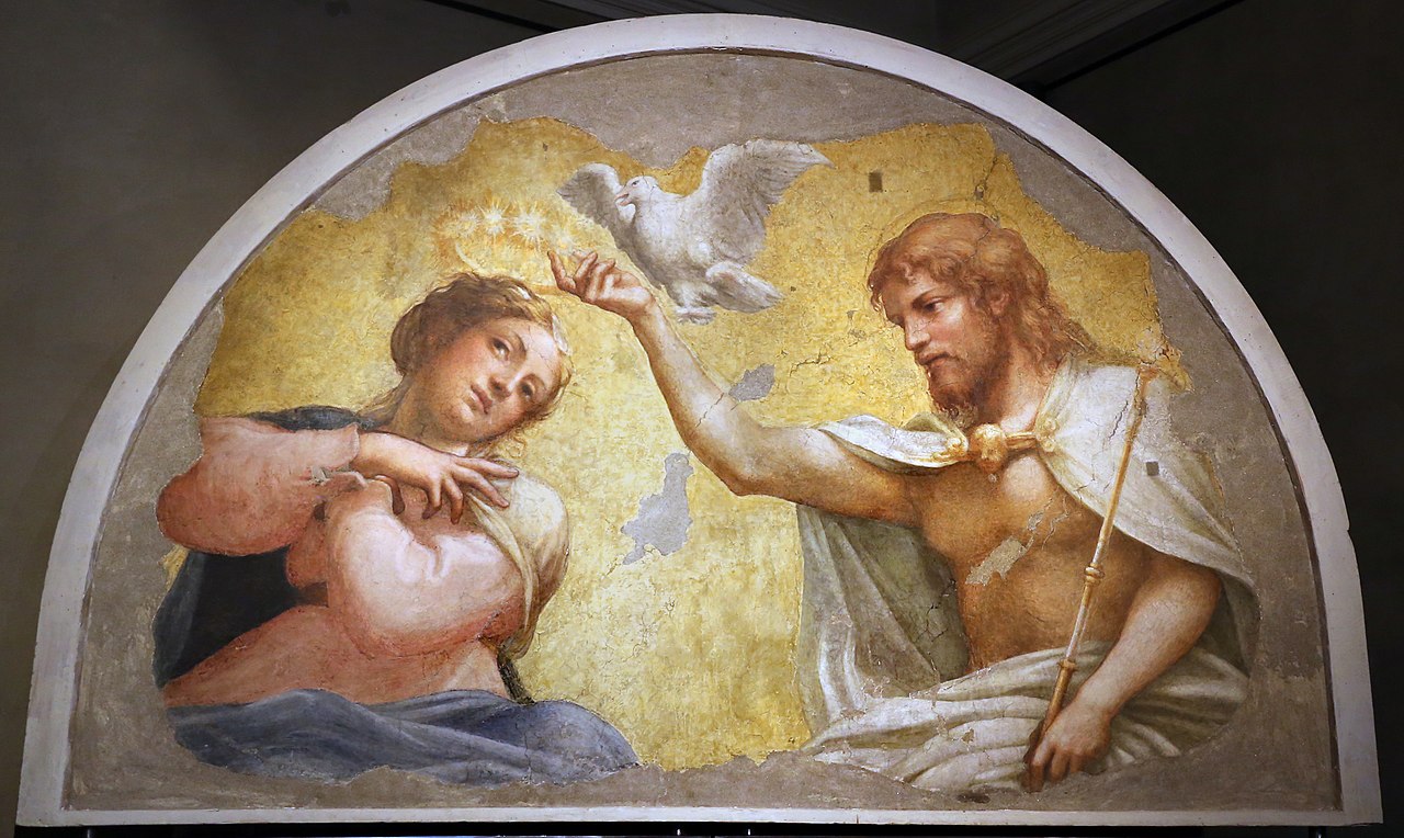 3-Correggio - incoronazione della Vergine, 1522 ca., da san Giovanni evangelista