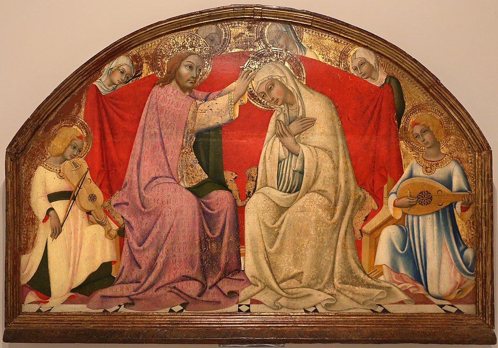 7-Sano di Pietro-Incoronazione di Maria-Museo d'Arte Sacra della Val d'Arbia, Buonconvento