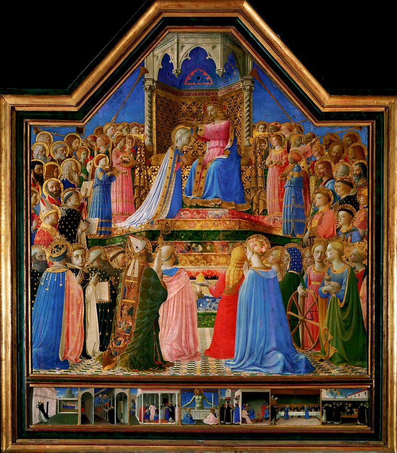 9-Fra Angelico-Incoronazione di Maria-Louvre Parigi