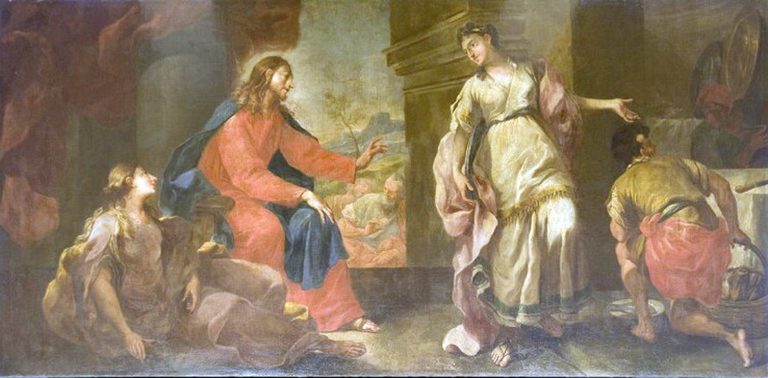 1 Pittoni G.B. (1722), Gesù Cristo tra Santa Marta e Maria beweb