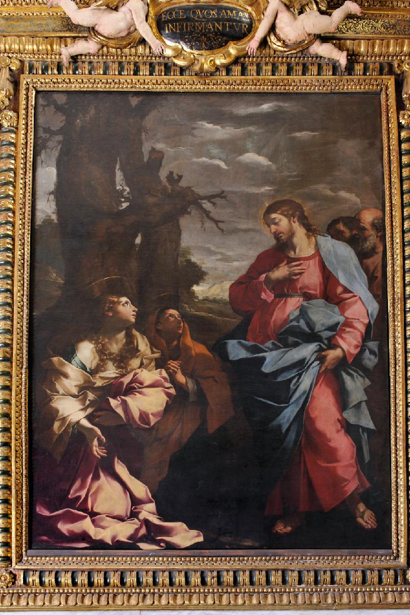5 Puglia Giuseppe sec. XVII, Gesù a casa di Marta e Maria di Betania beweb