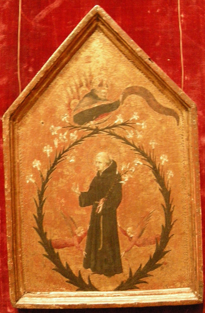 Giovanni di paolo, esltazione di san nicola da tolentino