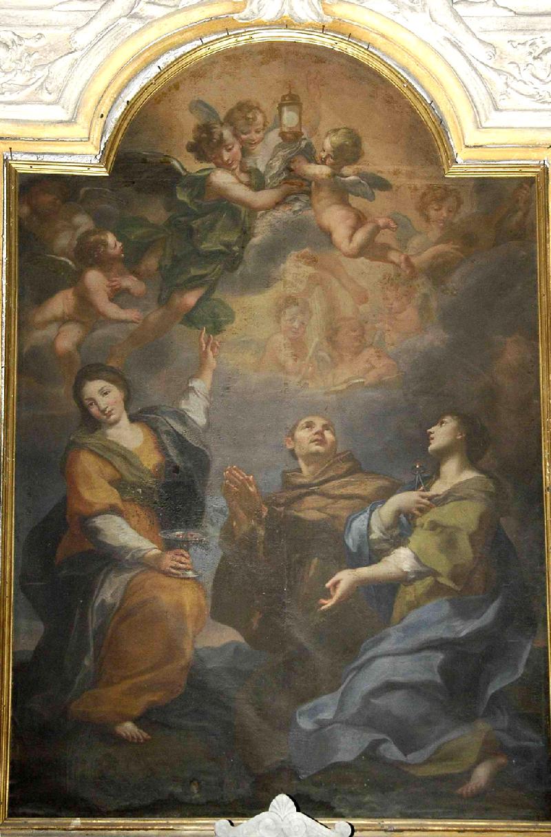 24-Carlone G.A. sec. XVII, Santa Lucia con Santa Apollonia e San Pasquale Byron-beweb