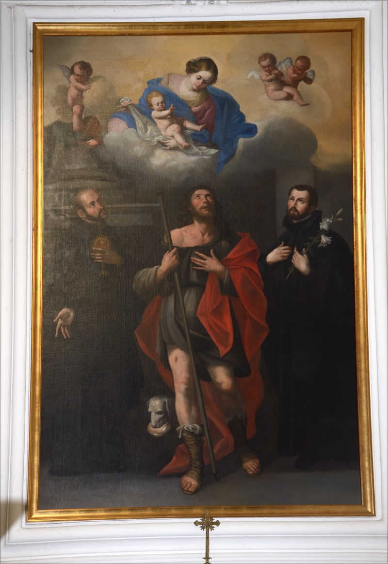 27-De Rosa G. F. sec. XVII, Dipinto della Madonna tra Santi-beweb