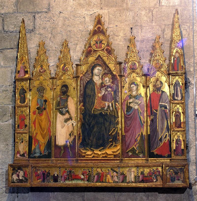 12-Zacchi F. (1441), Madonna con il Bambino e santi Pietro, Giovanni Battista, Giovanni evangelista e Paolo-beweb