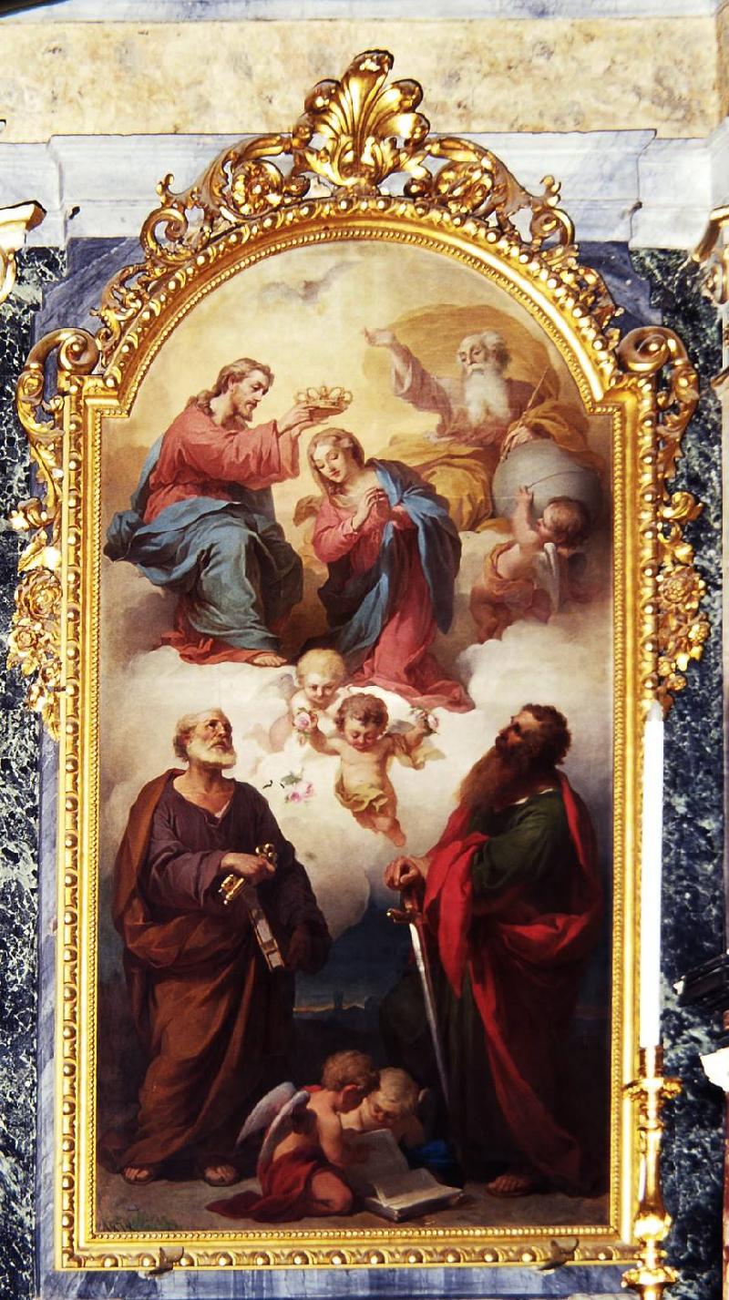 17-Pittatore M. (1878), Incoronazione della Vergine coi Ss. Pietro e Paolo-beweb