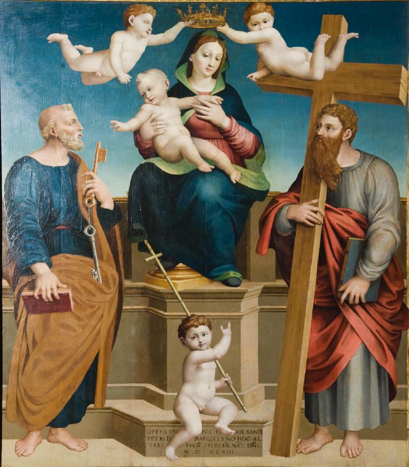 25-Zacchia il Vecchio (1548), La Vergine con Bambino e i Santi Pietro e Andrea-beweb