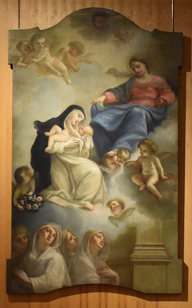 6 Francesco Pellegrini, Santa Rosa da Lima riceve il Bambino dalla Beata Vergine