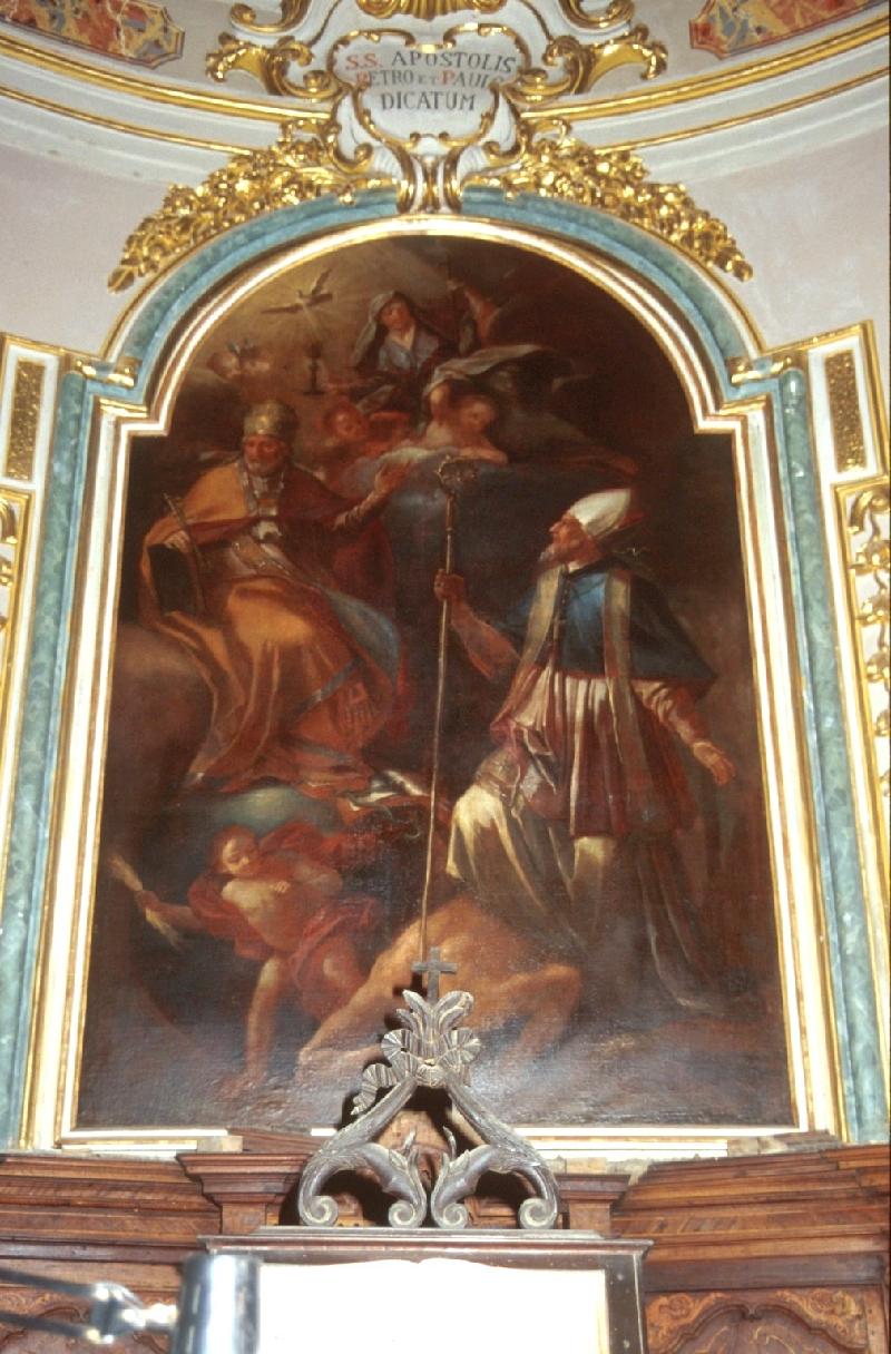 33-Ambito piemontese sec. XVIII, Madonna con i Santi Pietro e Ubaldo-beweb