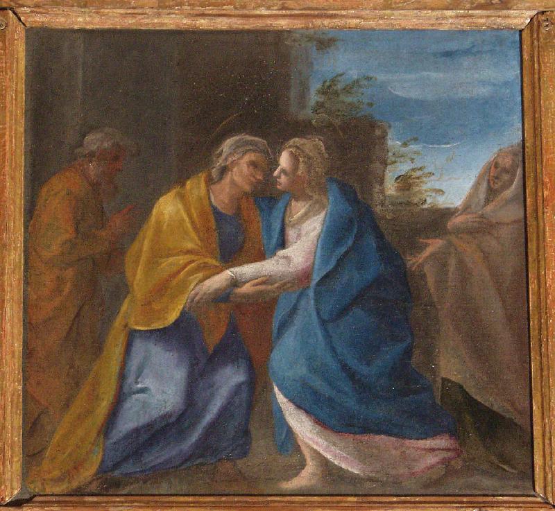 24-Ottino P. primo quarto sec. XVII, Maria visita Sant'Elisabetta-beweb